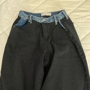 Frankie Shop Hayla Denim Contrast Jeans